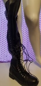 Thigh High Combat Boots